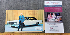 1960s Color Car Promo Hand Signed JSA/COA Detroit Car Show Byron Jackson 81523 picture