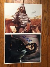 PLANET OF THE APES TWO 8-10 PHOTOS COA JAMES GREGORY KIM HUNTER picture