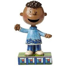 Jim Shore Peanuts Friendly Franklin Personality Pose Figurine 4049404 picture