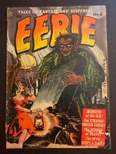 Eerie 6 FR-GD -- Pre-Code Horror, Avon Carmine Infantino Art 1952 picture