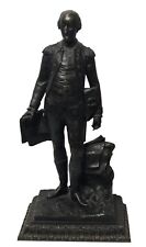 19th-C George Washington Bronze Statuette Holding Declaration Of Independence picture