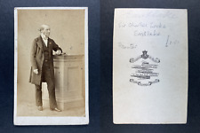 Caldesi, London, Sir Charles Lock Eastlake, Vintage CDV Painter Albumen Print. picture