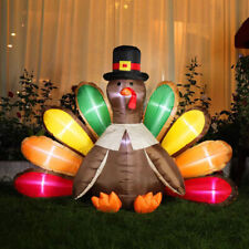 5ft Inflatable Turkey LED Lighted Airblown Thanksgiving Outdoor Yard Decoration picture