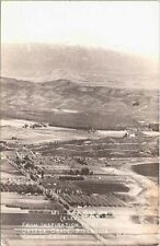 RPPC Riverside County California Birdseye View from Inspiration Point 1940s picture
