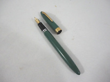 Vtg Sheaffer Green Snorkel Fountain Pen, 14K Nib, #5 picture