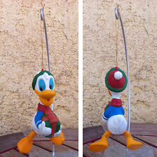 Vintage Walt Disney Donald Duck Ornament Present Christmas Holiday Winter Scarf picture