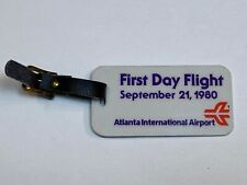 Eastern Airlines Luggage Tag First Day Flight Atlanta International Airport 1980 picture