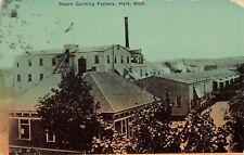 Roach Canning Factory Hart Michigan MI c1910 Postcard picture