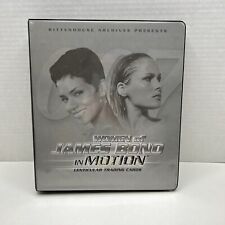 2003 Women Of James Bond In Motion Binder With Cards READ FOR DETAILS picture