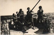 ROMANIA MILITARY PHOTO - ROMANIAN WWII SOLDIERS ON BATTLE FRONT 1943 4 LOT PHOTO picture