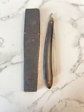 Rare Antique Made For The Army John Heiffor Paradise Square Razor W/leather Case picture