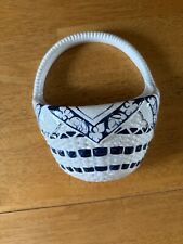 dedham pottery potting shed wall basket picture