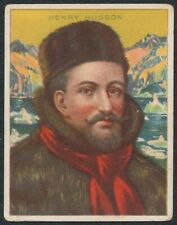 1910 T118 HASSAN WORLD'S GREATEST EXPLORERS HENRY HUDSON CARD G/VG picture