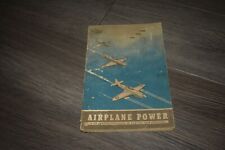 Airplane Power w Special Reference to Engines & Altitudes by GM Aug 1943 picture