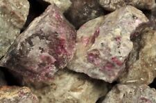 1 lb Ruby in Quartz Rough Stones-Natural Crystal Mineral Rock Specimens Tumbling picture