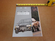 1986 Mazda 323 sales brochure 26pg ORIGINAL literature car catalog picture