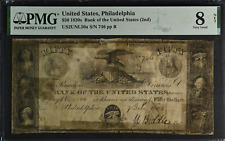 1823 $50 Bank of the United States, Philadelphia, PA-PMG 8 Only Genuine Survivor picture