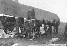 Royal Flying Corps Dismantling Two Crash Aeroplanes Salisbury 1 1913 Old Photo picture