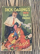 1934 DICK DARING'S NEW BAG OF TRICKS QUAKER OATS CEREAL PREMIUM BOOK 64 PAGES picture