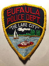 Eufaula Alabama Police Patch ~ Vintage picture