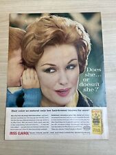 Miss Clairol Hair Color Creme Formula 1962 Vintage Print Ad Life Magazine picture