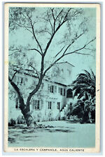 c1930's The Staircase Campanile Agua Caliente Tijuana Mexico Antique Postcard picture