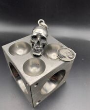 Bad Ass sterling silver skull pendant large picture