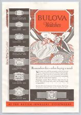 1928 Bulova Watches At Better Jewelers Everywhere VINTAGE PRINT AD AM28 picture