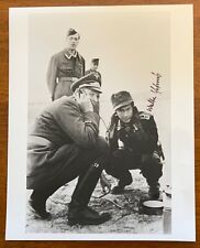 WWII German Luftwaffe Fighter Ace Walter Schuck Knights Cross Signed Photo #2 picture