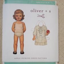 OLIVER + S APPLE-PICKING DRESS PATTERN SIZE 5-12 FF UNCUT picture