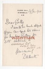 7th Duke of Buccleuch, politician & peer, Eildon Hall, autograph letter, 1900 picture