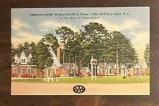 Vintage Linen Postcard AAA Carolyn Court NC - Tichnor Bros picture