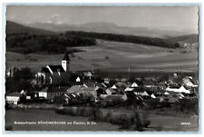 c1940's Boheim Churches with Otscher Lower Austria RPPC Photo Postcard picture