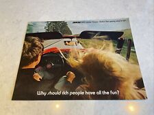 Vintage 1971 FIAT 850 Spider Coupe Sedan The Young Way To Go Brochure picture