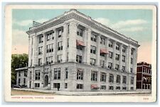 1923 Capper Building Exterior View Road Topeka Kansas Vintage Antique Postcard picture