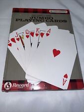 JUMBO Size Giant Novelty Standard Deck Playing Cards 11”x 8 Deck~Bigger Numbers picture