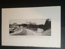 1906 photo plate Cherry Township Sullivan county Pennsylvania town & hotel view picture