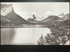Vintage Postcard 1915-1930 St. Mary's Lake Glacier Park Upper End Montana picture