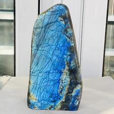 3580G Natural Labradorite Quartz Crystal Freeform Mineral Specimen Healing picture