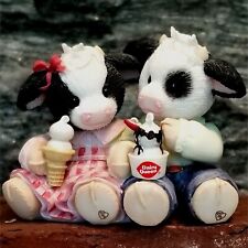RARE VTG Marys Moo Moos Dairy Queen Cow Figurine Tasty Treats are so Sweet w Moo picture