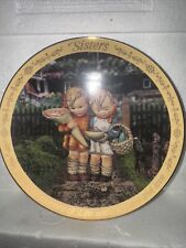 MJ. Hummel  Sisters Plate  Collection Danbury Mint Limited edition Serial #A1889 picture