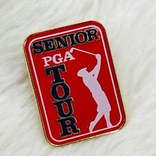 Senior PGA Tour Golf Advertising Enamel Lapel Hat Pin picture