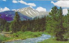 Vintage Colorado Chrome Postcard Mount Elbert near Leadville Half Moon Creek picture