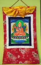 Size 80 cm / 50 cm Tibetan Tsongkapa Lama Thangka religious Painting brocade, R1 picture