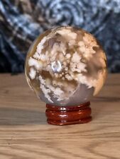 Cherry Blossom Flower Agate Sphere (B)Natural Crystal Stunning Quality picture