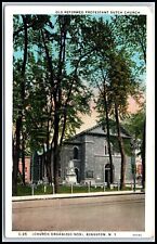 Postcard Old Reformed Protestant Dutch Church Kingston NY D36 picture