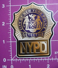 NYPD-New York City Police DETECTIVE decal picture