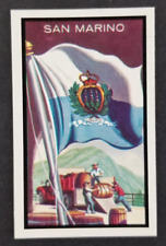 Vintage 1963 San Marino Topps Flags Midgee Mini Card #77 (Pretty Sharp) picture