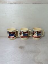 Vintage The Dukes Of Hazzard Mugs Deka LOT OF 3 Coffee Cups 1981 Warner Bros picture