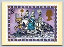 c1979 Postcard Reproduced From England Stamp Design 8p 6x4